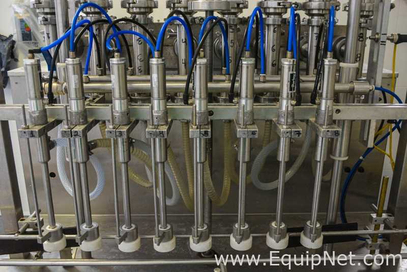 Eight Head Inline Air Operated Piston Filler