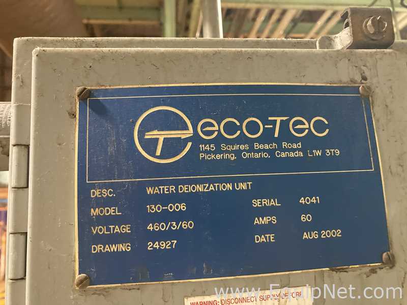 Sistema de Purificación y Destilación de Agua Eco-Tec 130-006