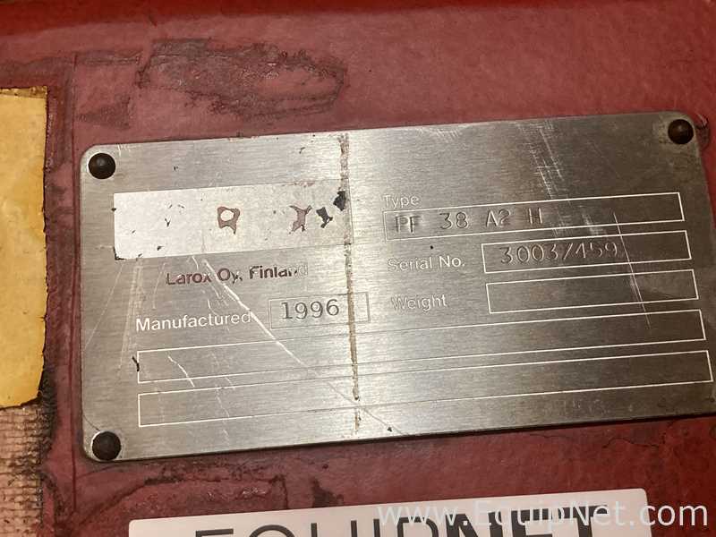 Filtro de Presión Larox Co PF 38 A2 11