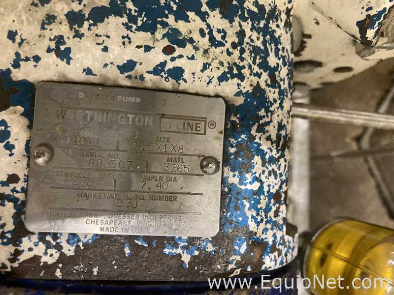 Alpha Tank 20,000 Gallon 316 Stainless Steel Agitated Tank With Centrifugal Pump  V-1104  P-1104