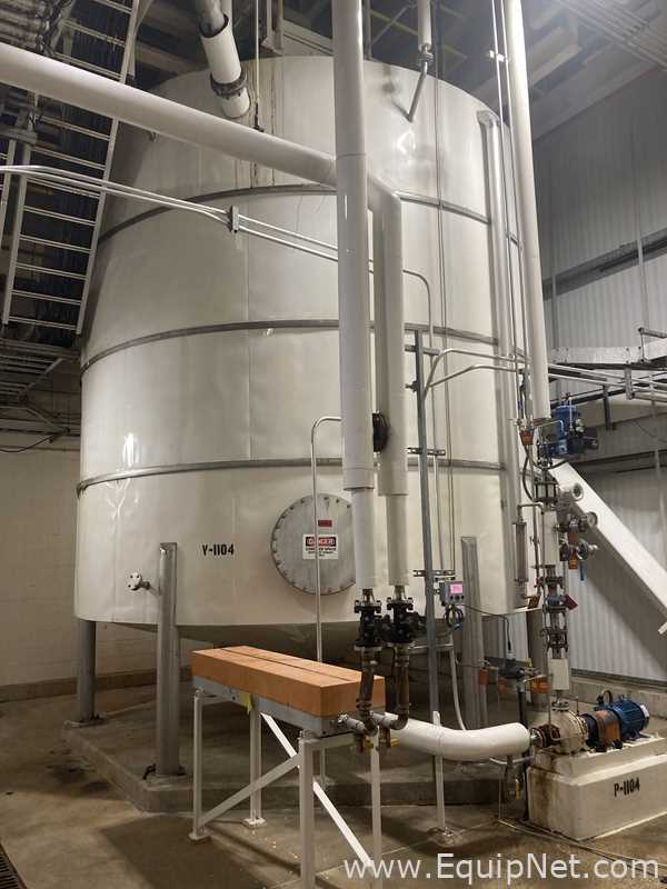 Alpha Tank 20,000 Gallon 316 Stainless Steel Storage Tank And Centrifugal Pump  V-1105  P-1105