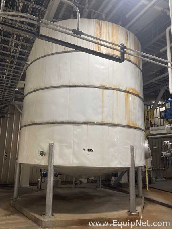 Alpha Tank 20,000 Gallon 316 Stainless Steel Storage Tank And Centrifugal Pump  V-1105  P-1105