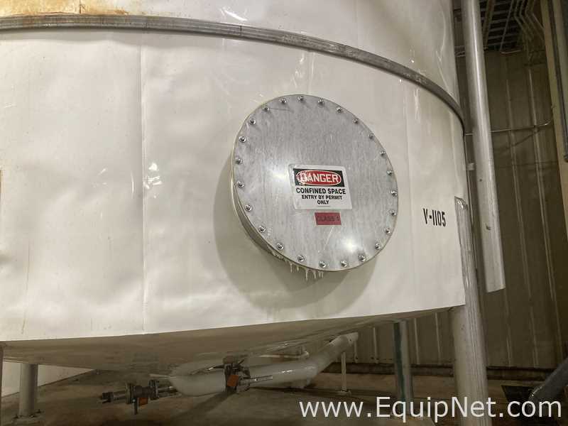 Alpha Tank 20,000 Gallon 316 Stainless Steel Storage Tank And Centrifugal Pump  V-1105  P-1105