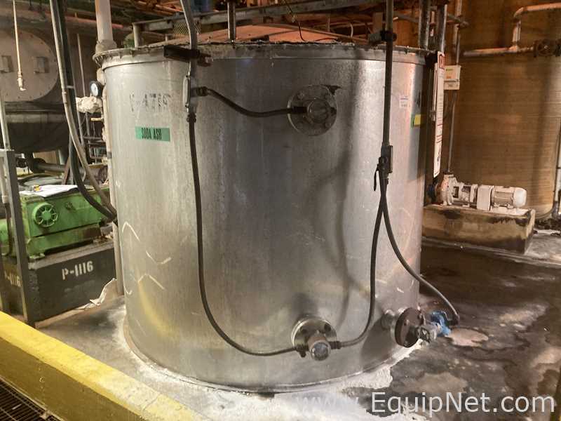 950 Gal Soda Ash Stainless Steel Tank V-4716