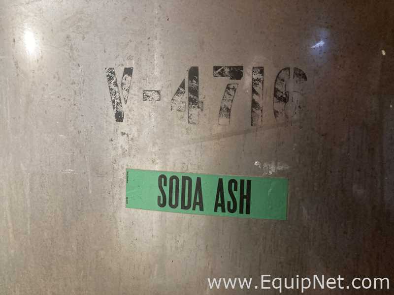 950 Gal Soda Ash Stainless Steel Tank V-4716
