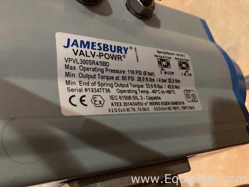Válvula Jamesbury VPVL300SR4/5BD