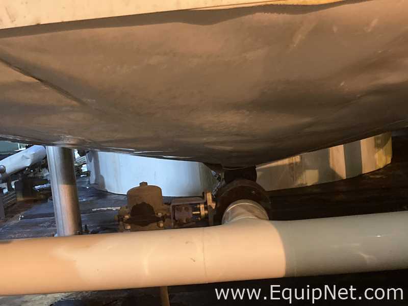 8.000 Gal 316L Stainless Steel Agitated Tank  With Centrifugal Pump  V-1106