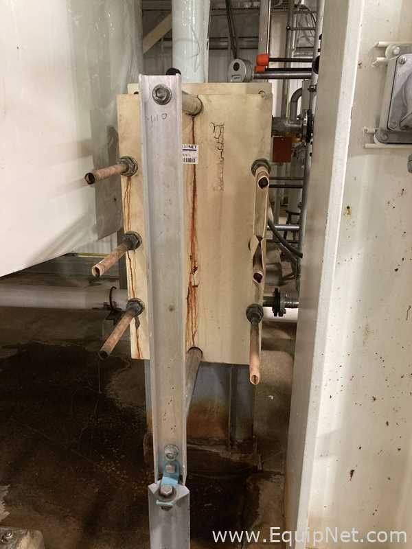 Lot Of Two Alfa Laval Stainless Steel Plate and Frame Heat Exchangers E-4501