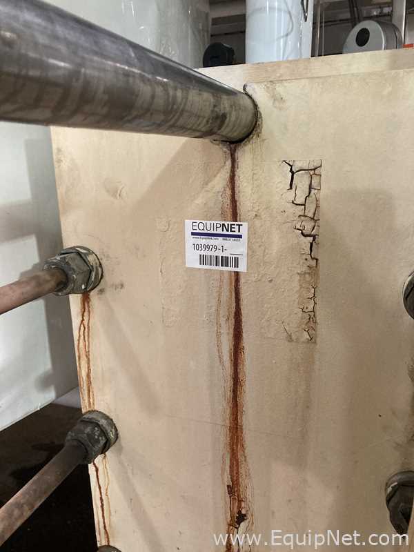 Lot Of Two Alfa Laval Stainless Steel Plate and Frame Heat Exchangers E-4501