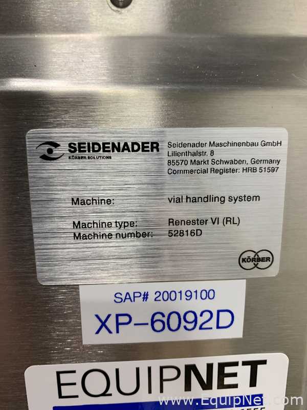 One Lot of 9 Seidenader Machines