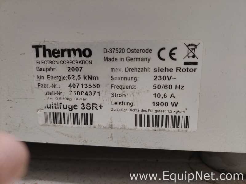 Thermo Multifuge 3SR Plus Refrigerated Centrifuge