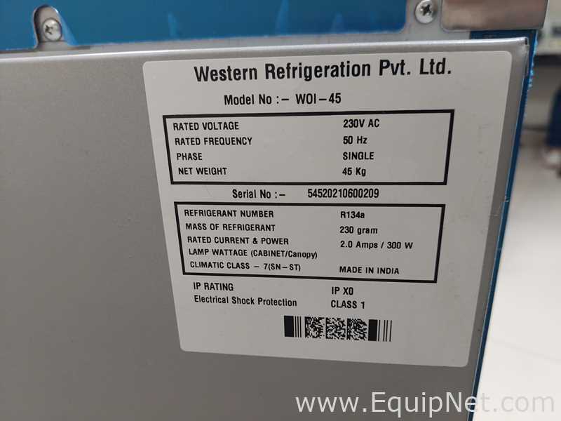 Peça e Mobiliário para Lanchonetes e Cozinhas Western Refrigeration WOI-45