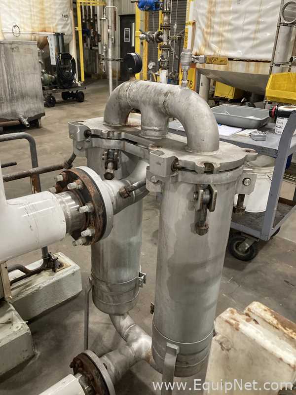 Lot Of Four Stainless Steel Cartridge Filters  F-4457 A and B