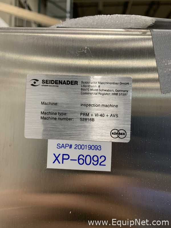 One Lot of 9 Seidenader Machines