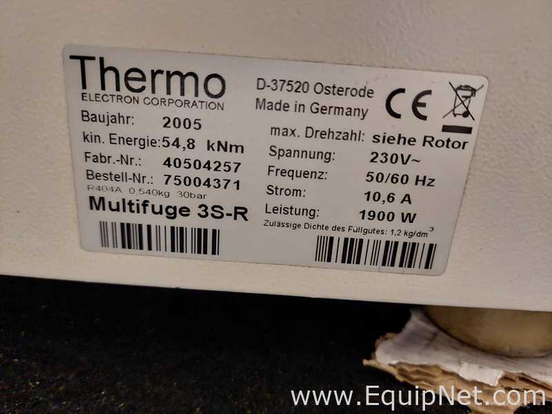 Thermo Multifuge 3SR Refrigerated Centrifuge