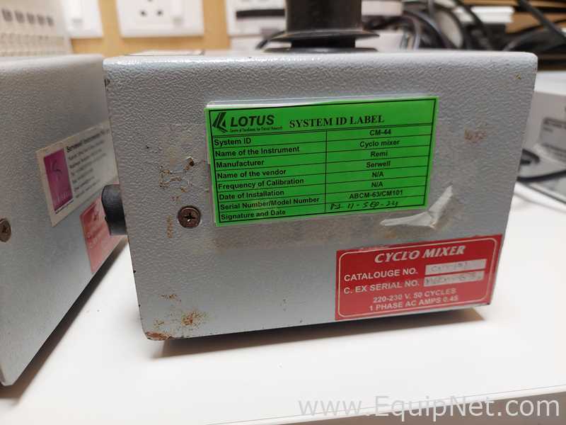 Lot Of 2 Remi Lab Cyclo Mixer