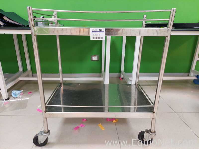 Phlebotomy Trolly Stainless Steel 304 Grade - Clinical Dept