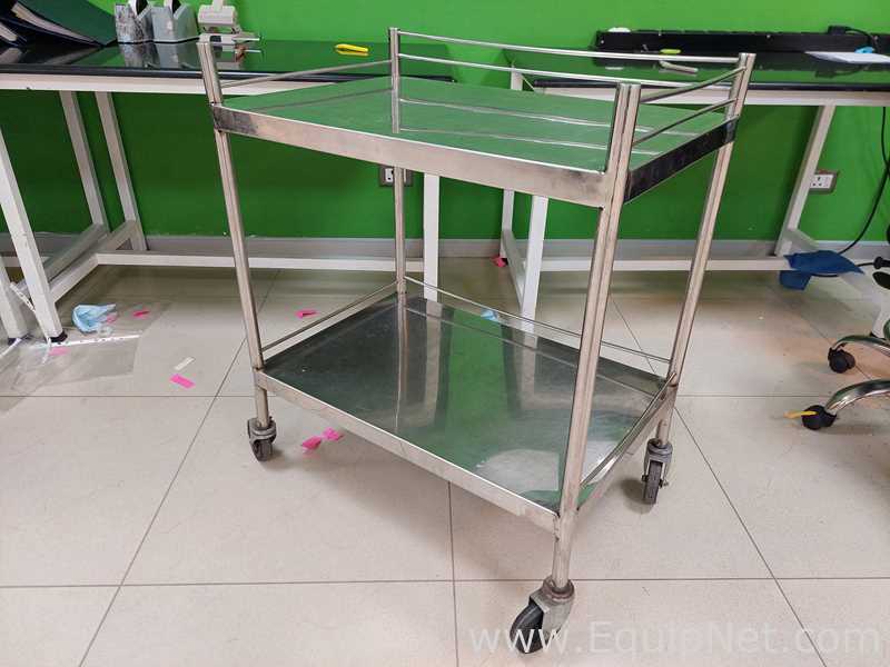 Phlebotomy Trolly Stainless Steel 304 Grade - Clinical Dept