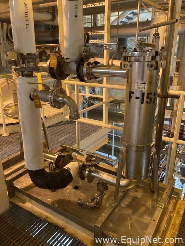 Two GAF Cartridge Filter System RB1-AL-M-316 Stainless Steel Filters  F-1521A and B