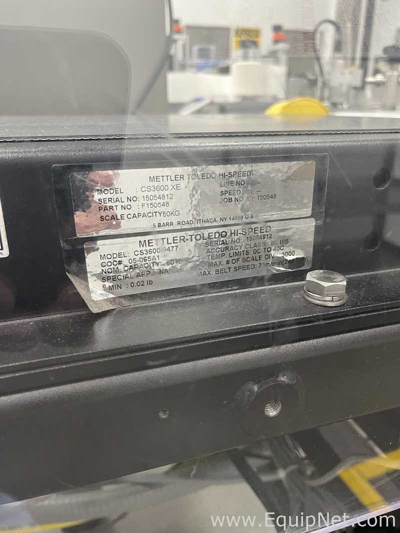 Mettler Toledo Hi-Speed CS3600-XE Inline Case Check Weigher