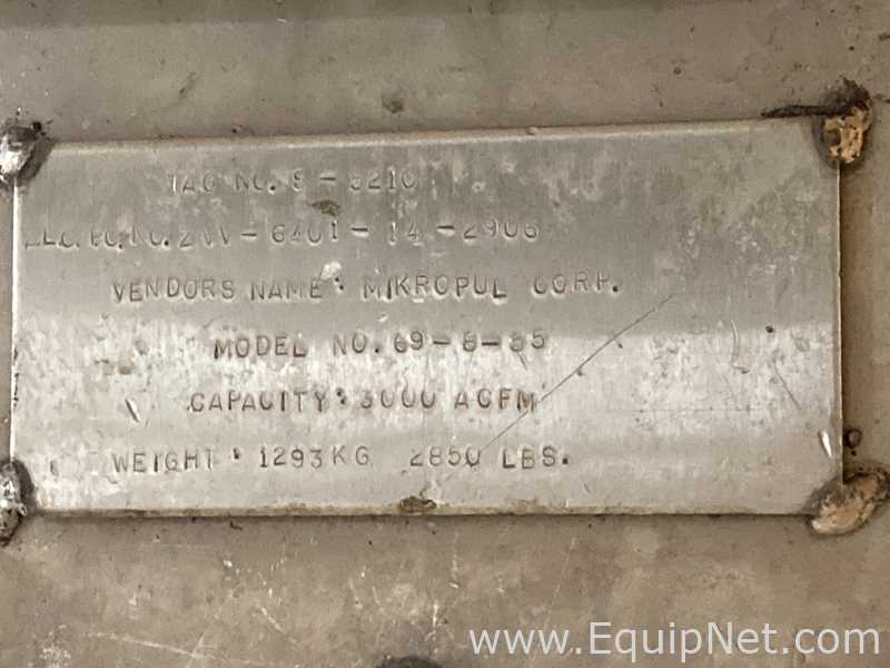 Coletor de pó aço inox Mikro Pulsaire 69-8-55