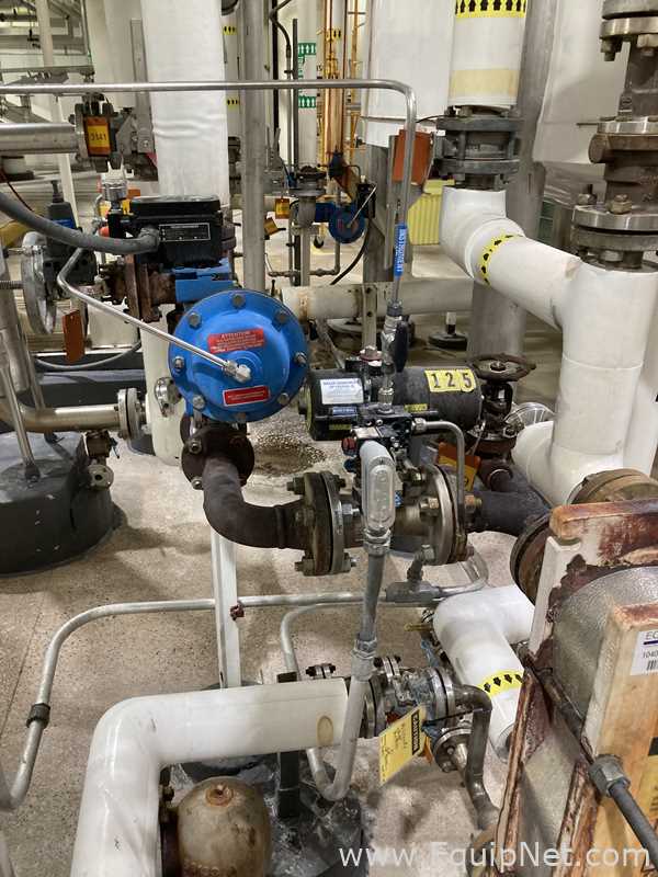 27.1 Sq. Ft. Alpha Laval Stainless Steel Plate and Frame Heat Exchanger  E-1515