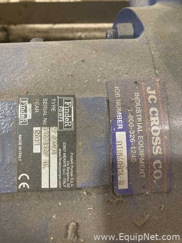 Bomba de Vacío Finder Pompe S.p.a. NP 740/XX. Sin usar