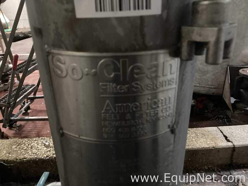Lot Of Two Stainless Steel AFF Cartridge Filters F-4316 AandB