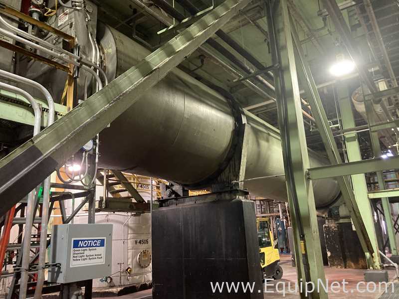 FMC 8 X 60 Foot Sanitary Stainless Steel Rotary Dryer  F-4607
