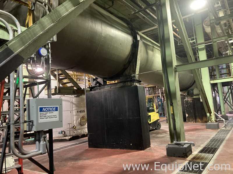 FMC 8 X 60 Foot Sanitary Stainless Steel Rotary Dryer  F-4607