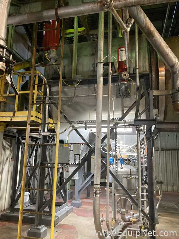 FMC 8 X 60 Foot Sanitary Stainless Steel Rotary Dryer  F-4607