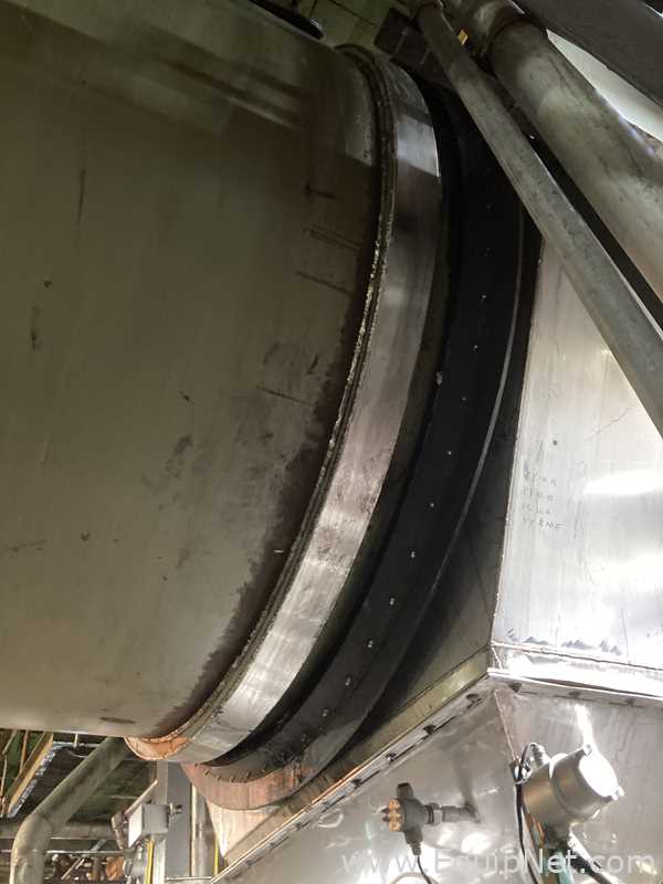 FMC 8 X 60 Foot Sanitary Stainless Steel Rotary Dryer  F-4607