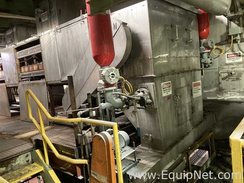 FMC 8 X 60 Foot Sanitary Stainless Steel Rotary Dryer  F-4607