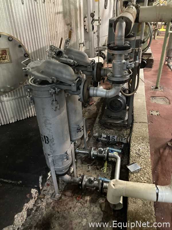 Lot Of Two Stainless Steel AFF Cartridge Filters F-4316 AandB