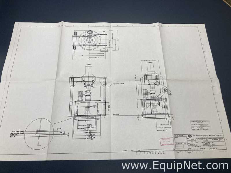 Centerslung/Centrífuga de Cesta Western States Machine Company G-16.  48 Polegadas