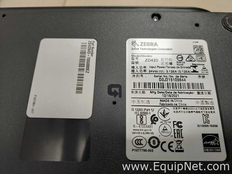 Impressora Zebra Technologies ZD420