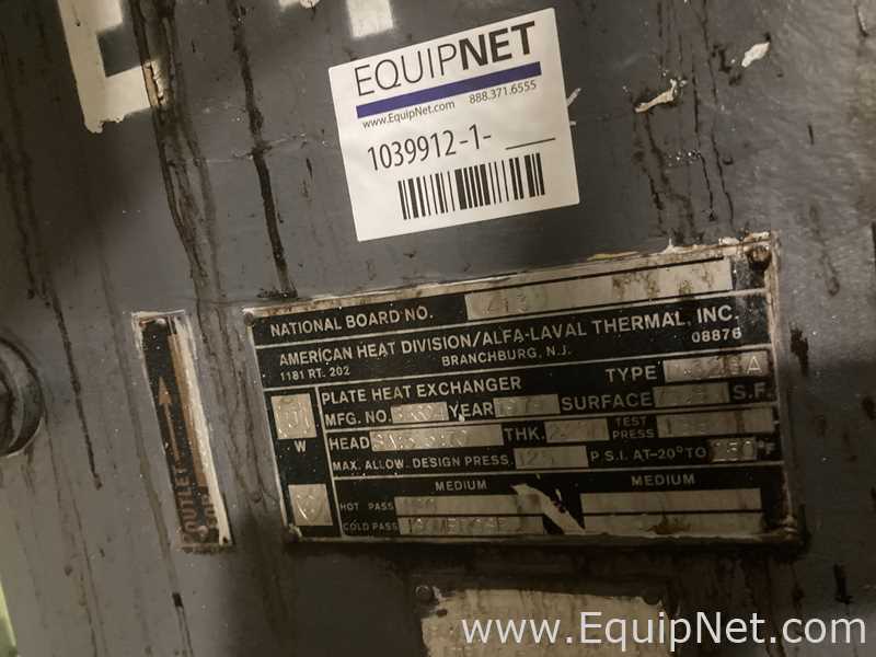 Intercambiador de Calor American Heat Division Alfa Laval Thermal, Inc. P32SA