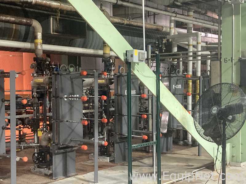 18.08 Sq. Ft. Alpha Laval Stainless Steel Plate and Frame Heat Exchanger  E-430...