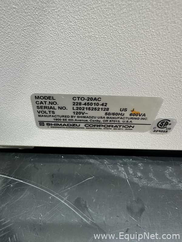 Shimadzu Scientific LCMS-8040 with LC20 HPLC