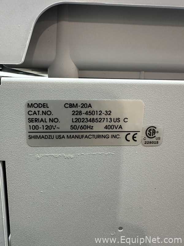 Shimadzu Scientific LCMS-8040 with LC20 HPLC