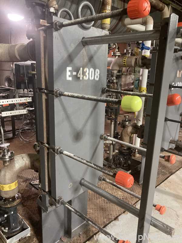18.08 Sq. Ft. Alpha Laval Stainless Steel Plate and Frame Heat Exchanger  E-430...