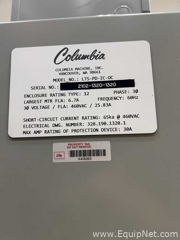 Inversor de Paletes Columbia Machine, Inc. LTS-PD-IC-OC