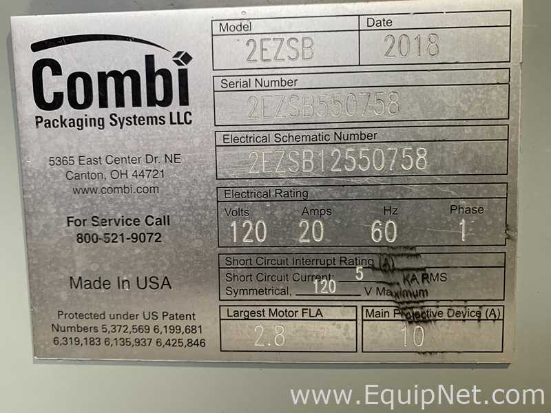 Armadora de Cajas Combi Packaging Systems LLC 2EZSB