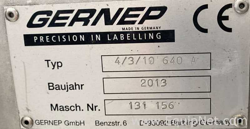 Etiquetadora Gernep GmbH 4/3/10 640 A