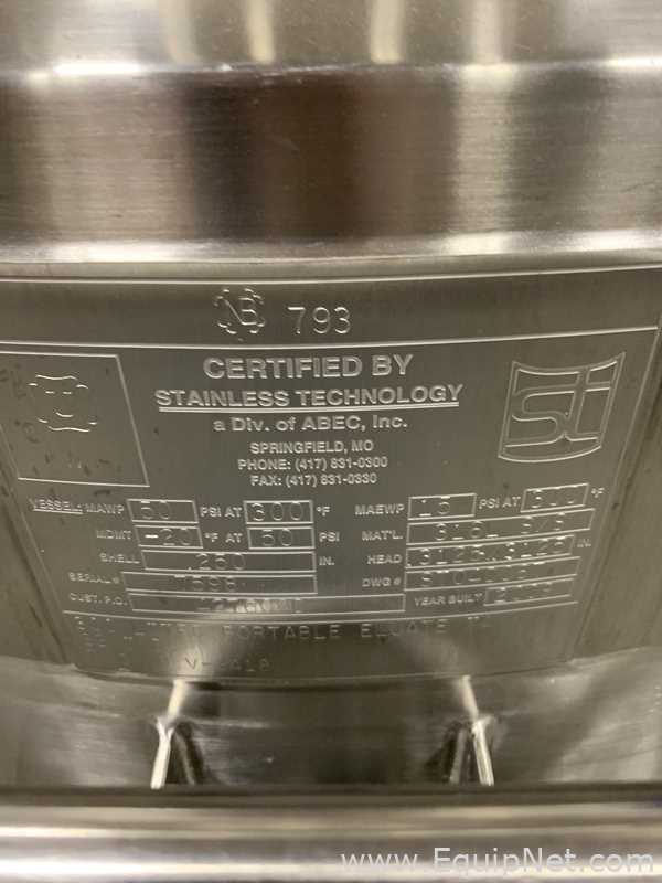 Stainless Technologies - ABEC 300 Liter Insulated Mobile Mixing Tank - V-3418
