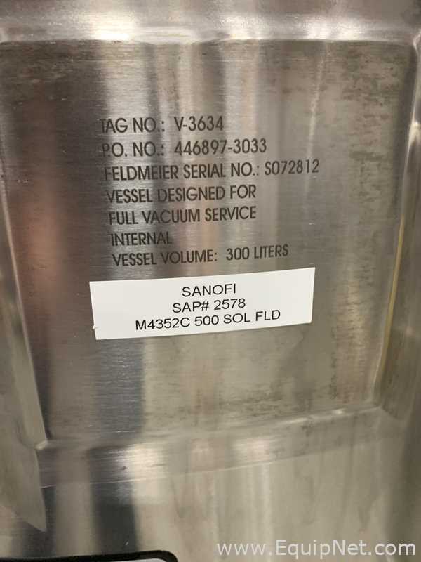 Feldmeier 300 Liter Mobile Insulated Mixing Tank - V-3634