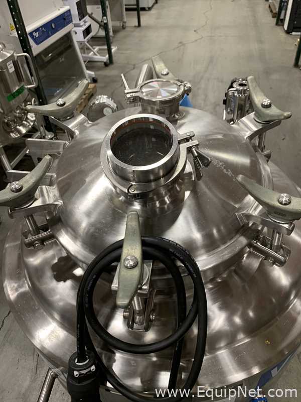 Precision Stainless 300 Liter Insulated Mobile Mixing Tank - V-3481