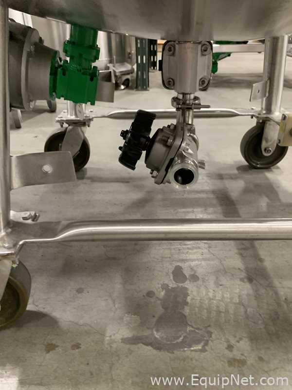 Precision Stainless 300 Liter Insulated Mobile Mixing Tank - V-3481