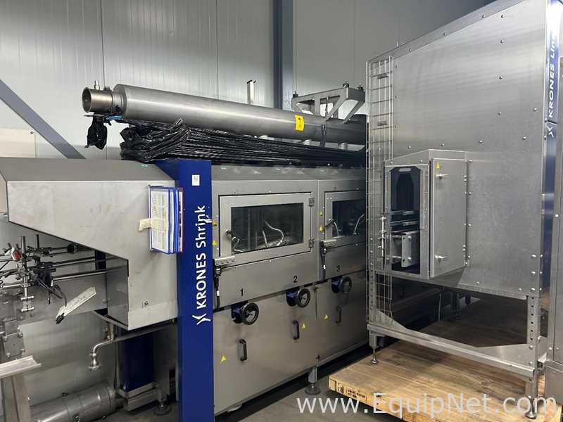 Krones 70cl Glass Bottle 10k/hour Capacity Sleeving and Sanitizing Line