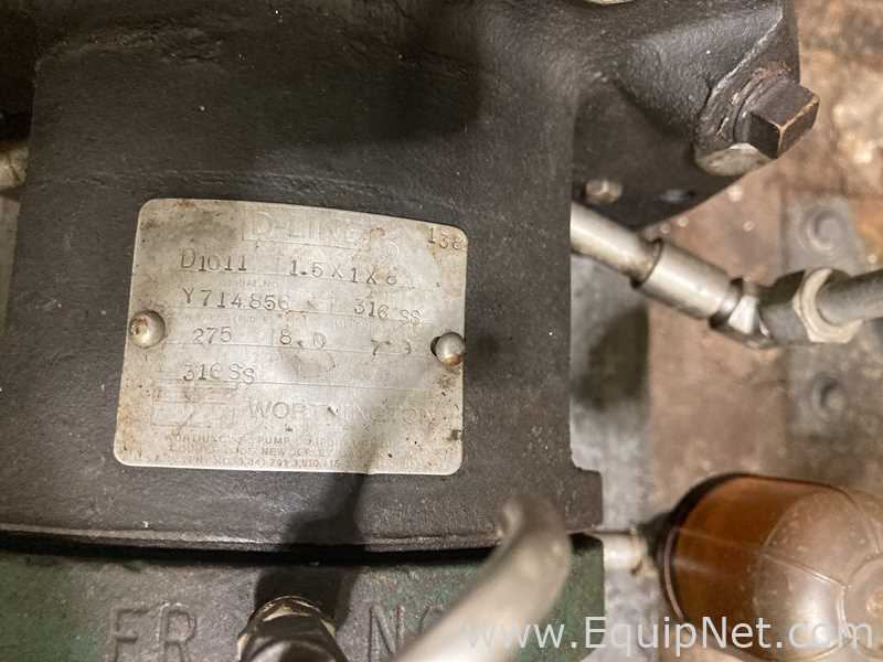 Bomba Centrífugas Acero inoxidable Worthington Pump Corporation D1011